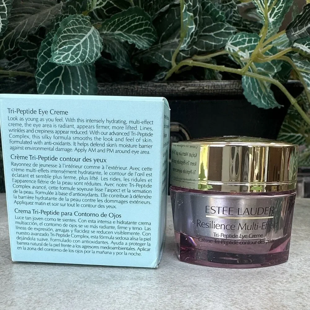Estee Lauder Resilience Multi-Effect Tri-Peptide Eye Creme ~full sz 0.5oz Boxed